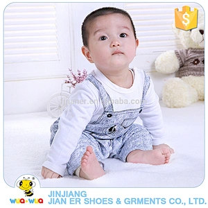 Cotton baby child casual breathable white romper