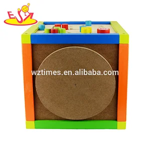 الجملة الأعلى الأزياء حبات خشبية سلسلة لعبة للأطفال W11B162
