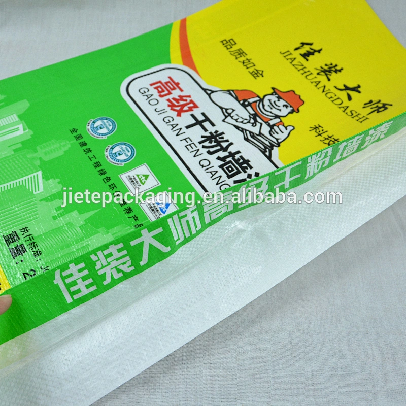 50kg 20kg cement pp woven packing bag size with color printing