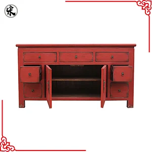 chinese lacquer antique reproduction drawer storage cabinet furniture