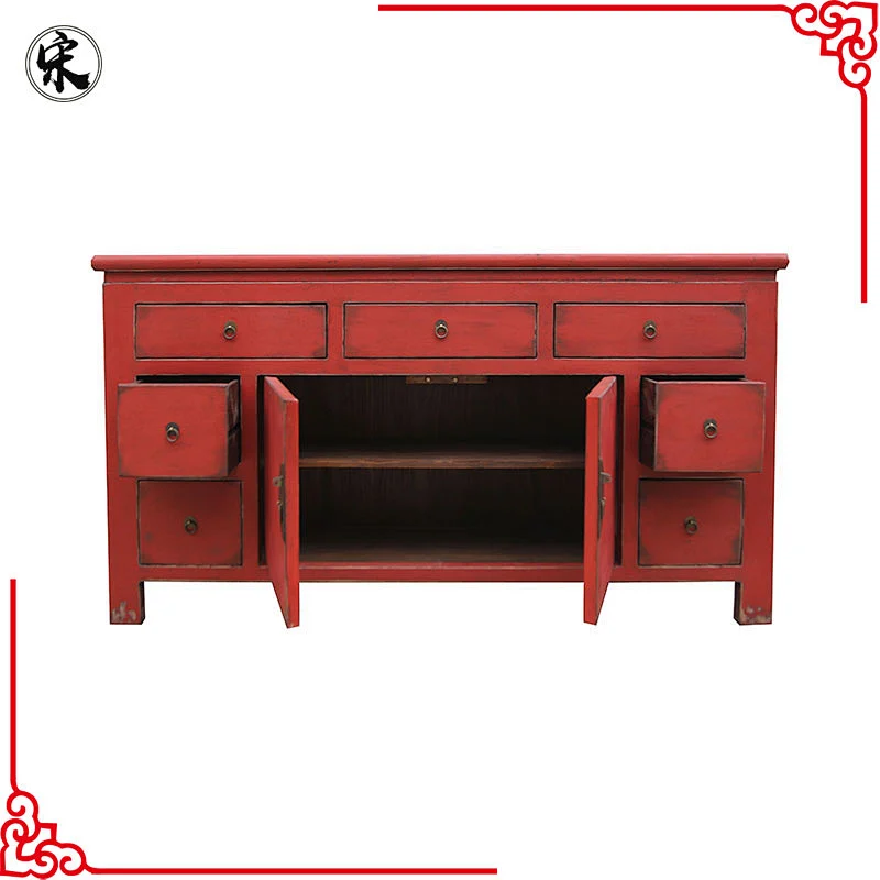 chinese lacquer antique reproduction drawer storage cabinet furniture
