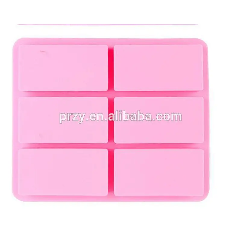 Custom make all kinds of handmade soap mold DIY soap mold 6 square square brick company commander silicone cake mould Custo