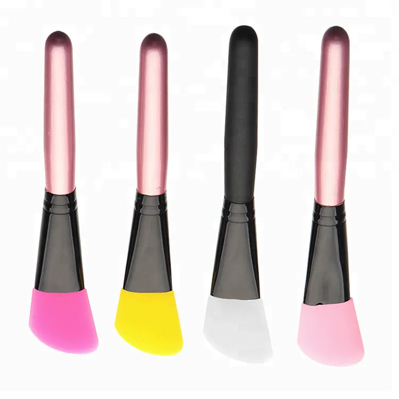 Custom Coloful Facial Mud Mask Flat Silicone Makeup Brush Skin Face Care Cosmetic Applicator