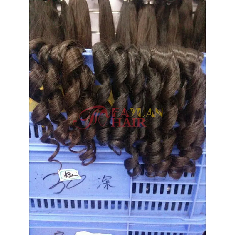 New arrival natural indian hair kinky curl raw virgin indian hair weave wholesale