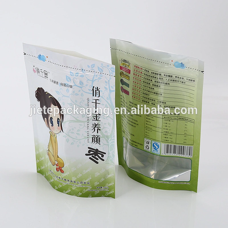 Customized PE laminated food, snack, date packaging bag