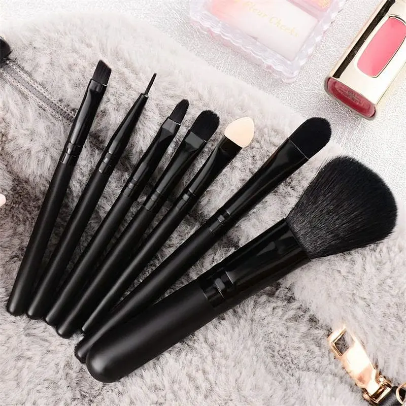 7pcs small professional makeup Brushes set for Foundation Concealer Lip Eyebrow Eyeline Eye shadow Cosmetics
