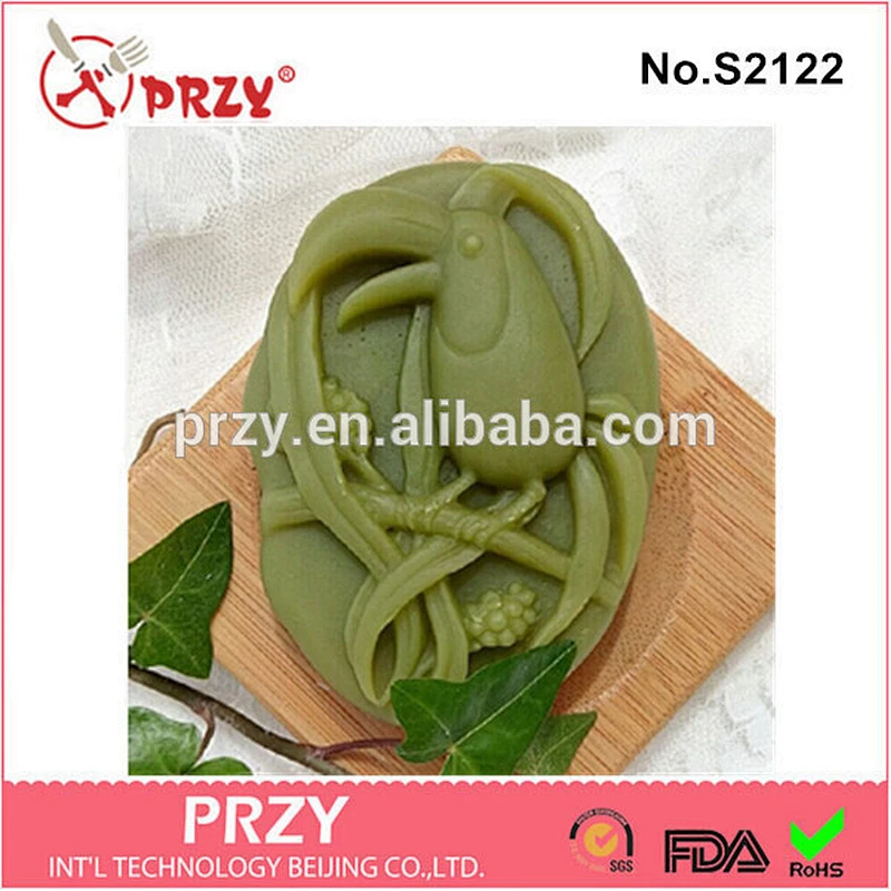 DIY handmade chicken silicone molds for soap making