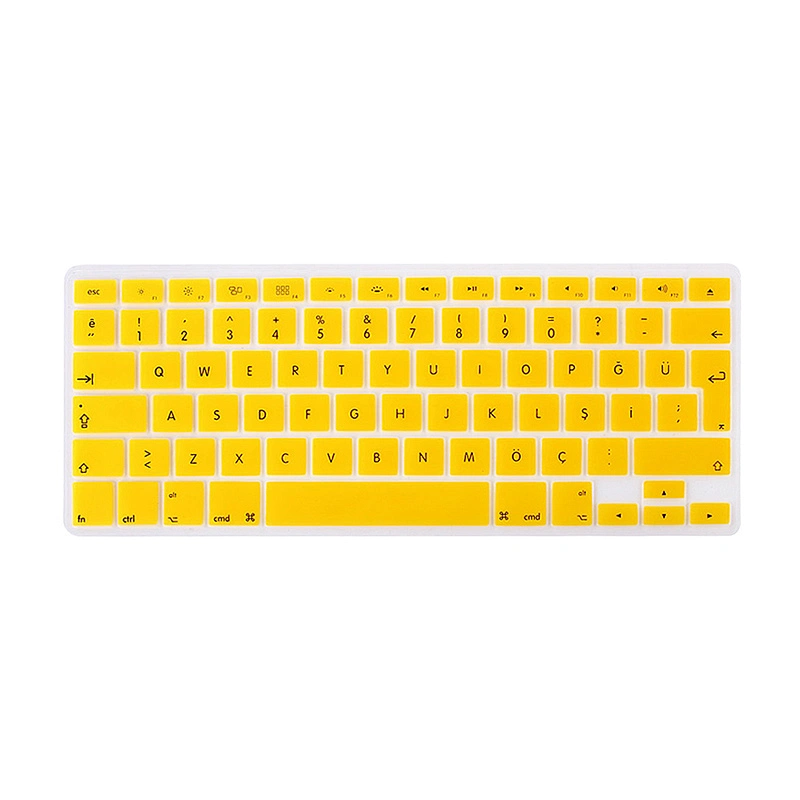 anti-dust keyboard cover custom Silicone laptop turkish language keyboard covers For Macbook Air Keyboard Cover A1932