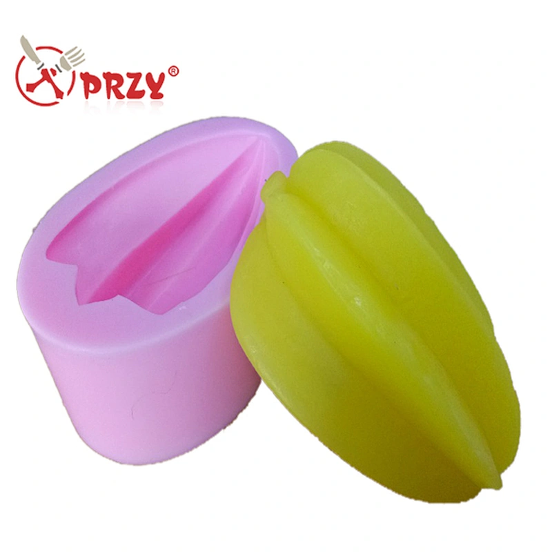 S4843 Creative 3D Carambola Shape Silicone Molds Cake Decorating Fruit Cake Baking Molds
