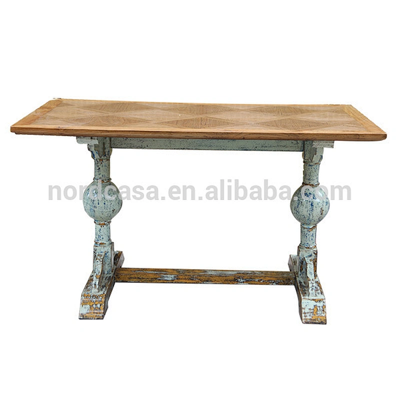 Antique Asian wood rustic Dining Table