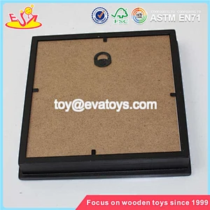 Wholesale most popular high quality wooden black photo frame W09A017
