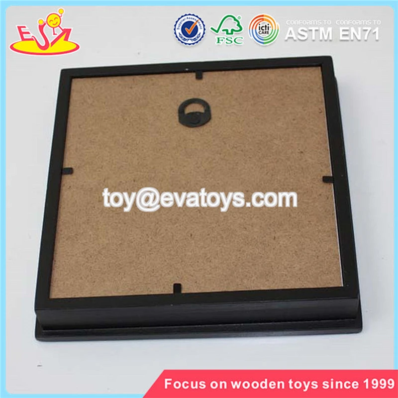 Wholesale most popular high quality wooden black photo frame W09A017