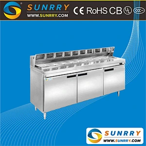 Refrigerated Salad Bar Cooler And Display Three Doors (SY-RST1500S SUNRRY)