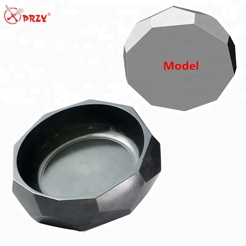 PRZY large concrete Ashtray silicone molds cement bowl mould Concrete tray office decorations Molds