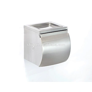 KL-HFK18 Toilet Paper Tissue Holder Box---Wall Mounted Multi-Functional Strong Stainless Steel Toilet Paper Holder For Bathroom