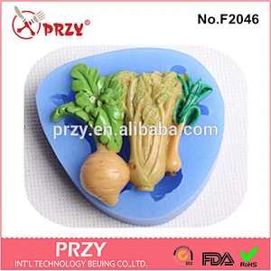 F2046 PRZY vegetable shape silicone mold for cake decorating