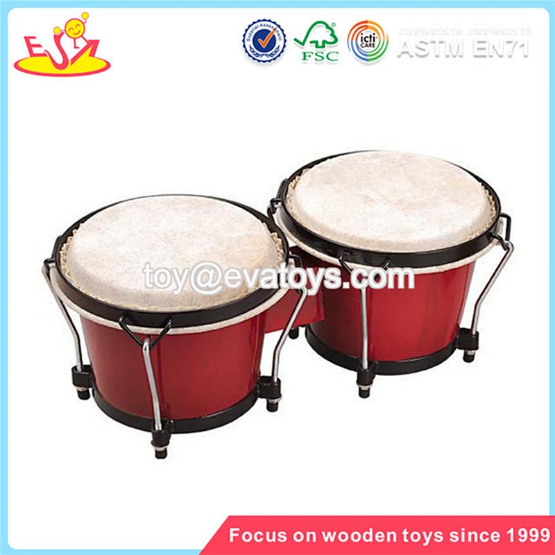wholesale high quality wooden toddler drum set best design wooden toddler drum set W07J009