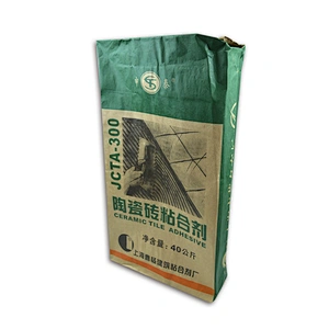 BOPP laminated and printed valve port cement powder PP woven bag 20kg 25kg 40kg