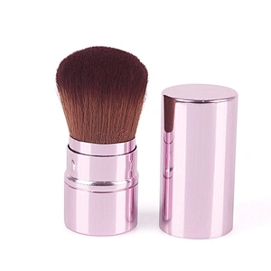 Cosmetic tools new design makeup blush powder foundation facial retractable kabuki brush