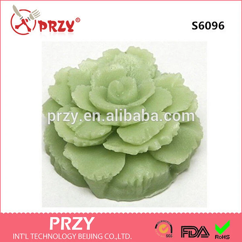 Flower Silicone Mold Hand Made Soap Candle Resin Ornament