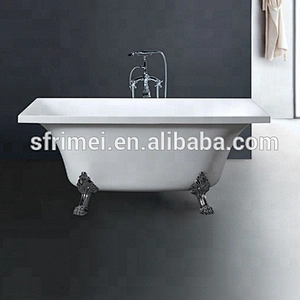 Classical Modern Acrylic Soaking Bathtub Cheap Freestanding Bathtub With Legs