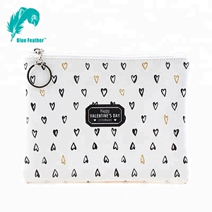 Promotional Cosmetic Bag Leather Zip Bag for Travel Kit