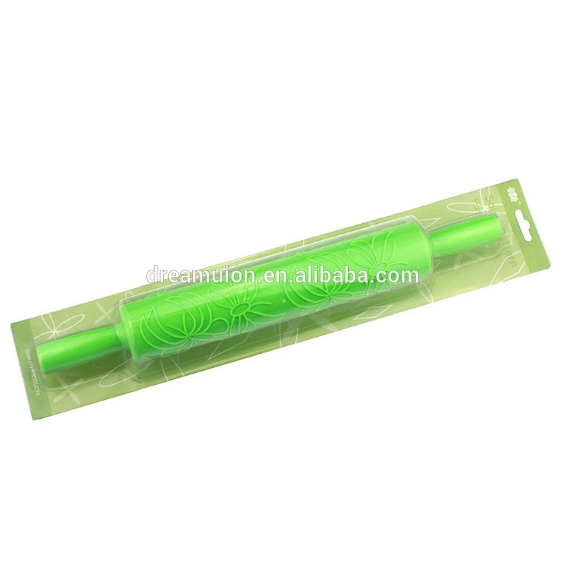 Fondant Embossing Rolling Pin - Flower pattern design