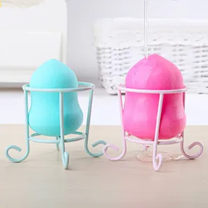 Hot silicone makeup blender puff sponge holder stainless steel makeup sponge holder