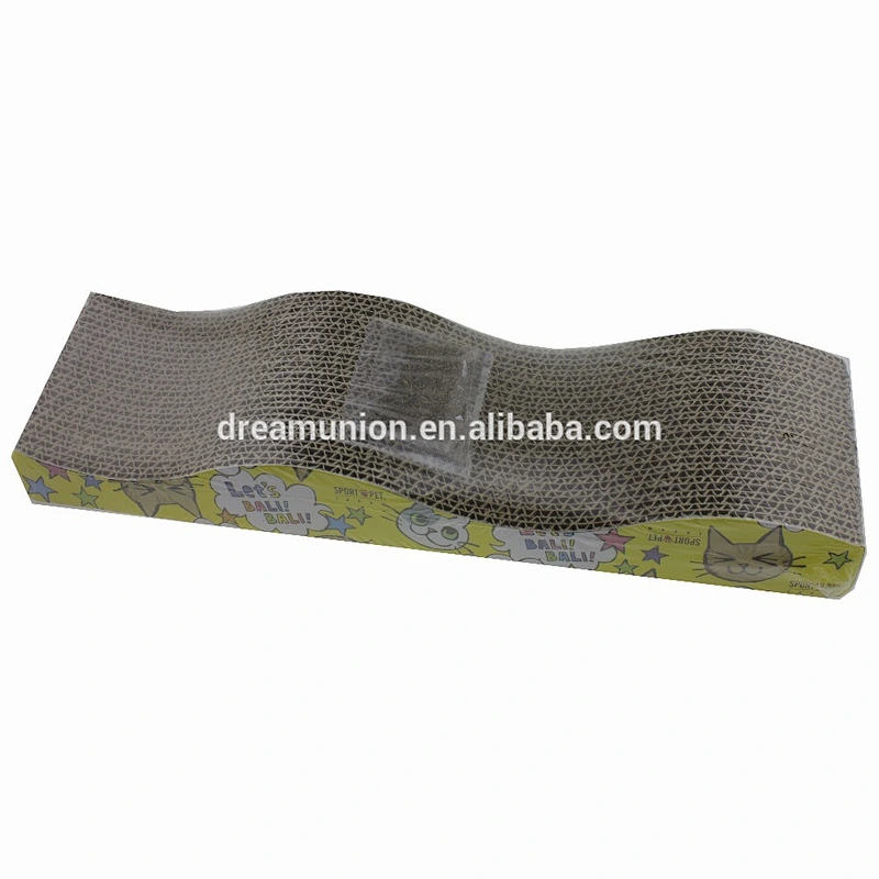 Cat  scratcher board Catnip bed Small S shape