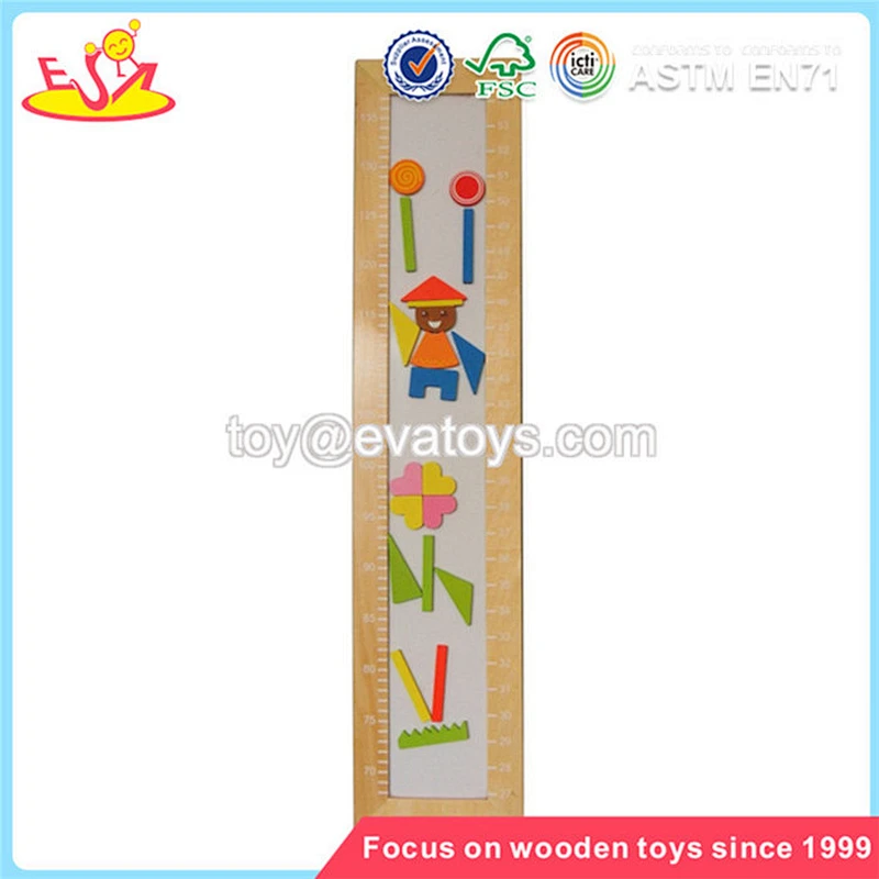 Wholesale new design creative kids wooden magnet jigsaw toy for teaching aid baby W14A091