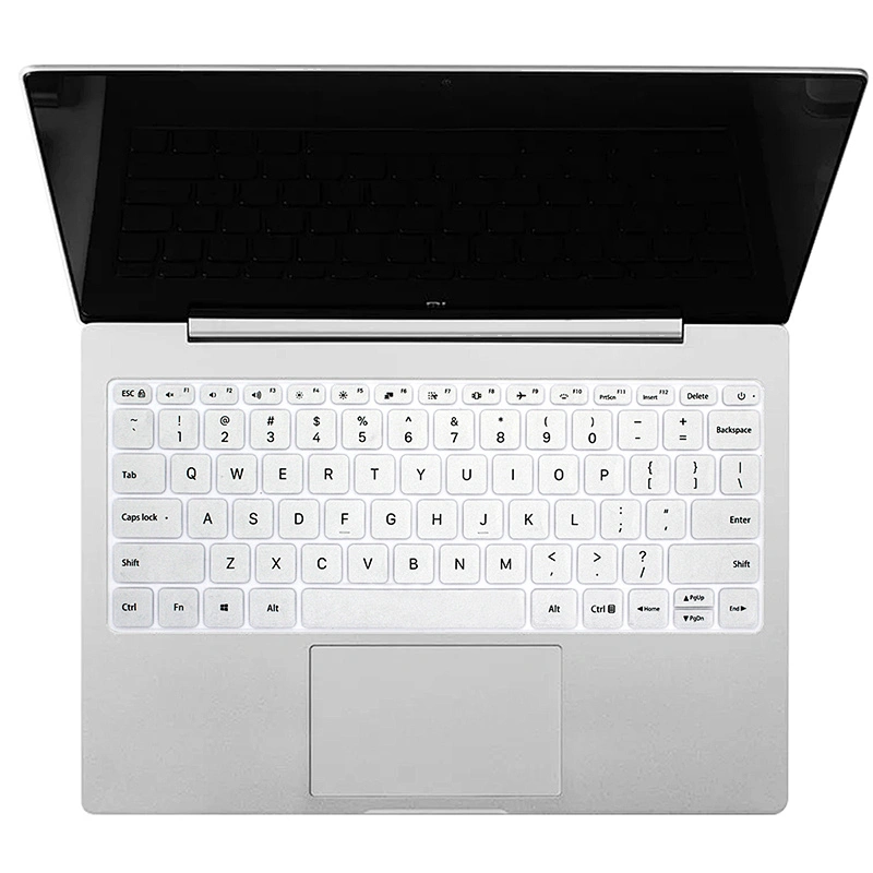 Washable Ultra Slim English silicone keyboard skin keyboard skin for xiaomi air notebookMI Air 13.3
