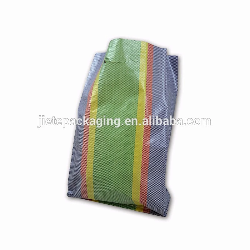 Video, pp woven packaging rainbow fashion shopping bag with M edge