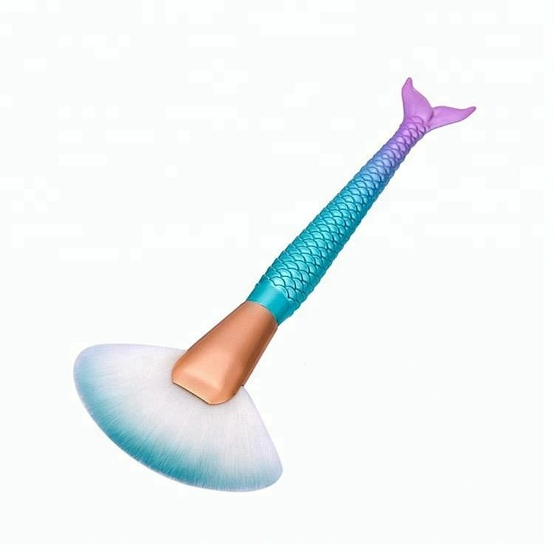 Large Fish Design Cosmetic Fan Powder Makeup Brush