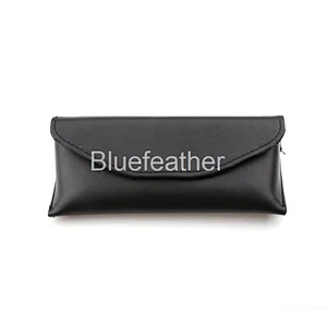 Unisex Style PU Leather Monocolor Sunglasses Case