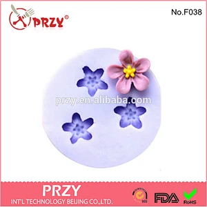 Modelling of flowers Cake decorations / chocolate mold flowers molds