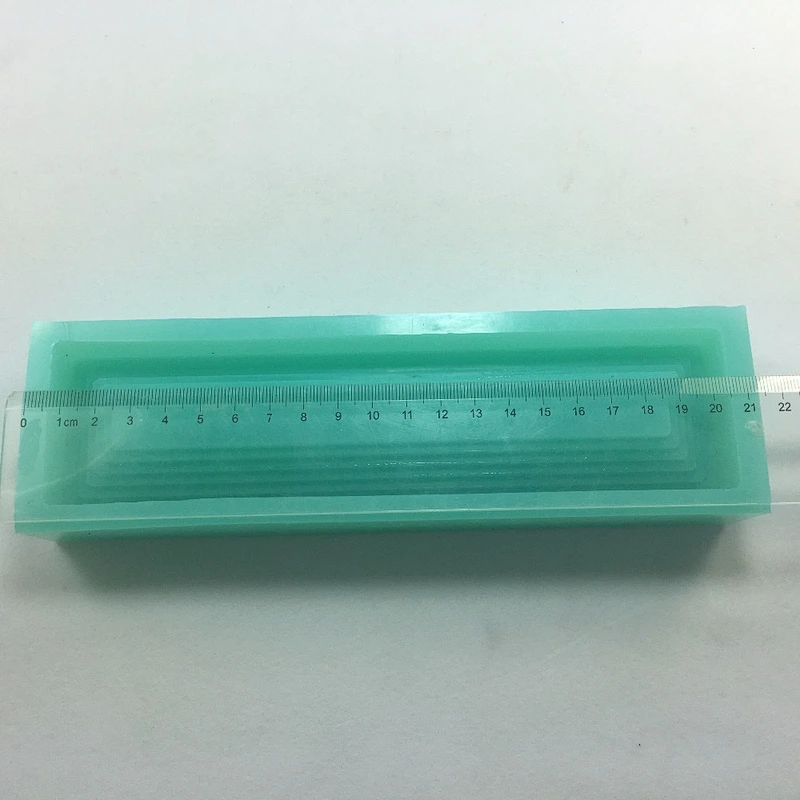 Rectangular silicone mold for concrete silicone cement mold desk decoration mold