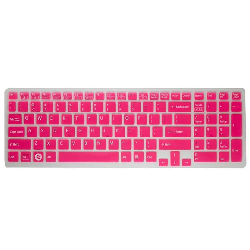 Silicone Keyboard Cover Skin keyboard protector keyboard skins for SONY VAIO EB(15.5 inch)