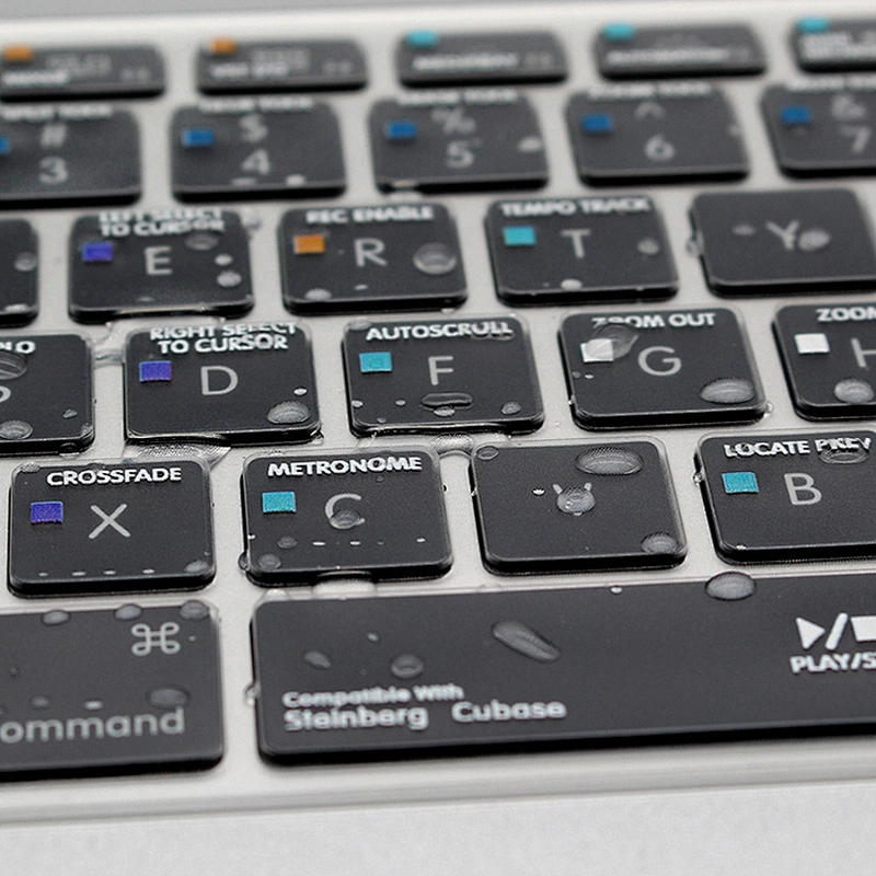steinberg cubase function hotkey Shortcut Backlight TPU Keyboard Skin Cover for Macbook Pro Air Retina 13