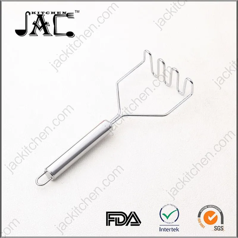 Top Selling Durable Stainless Steel Kitchen Plastic Potato Masher