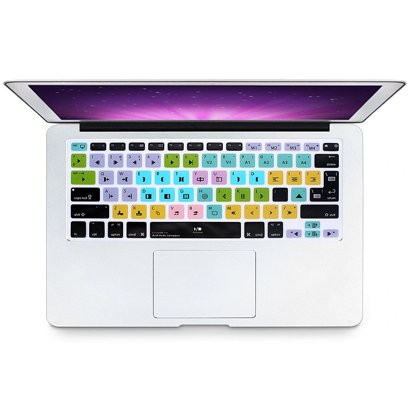 High Quality Avid Media Composer Shortcut Silicone Hard Keyboard Cover skin laptop For mac laptop Air