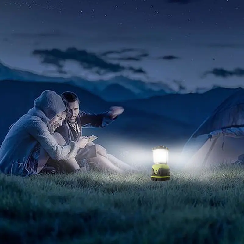 2018 New outdoor SMD LED UV light USB rechargable camping lamp flashlight