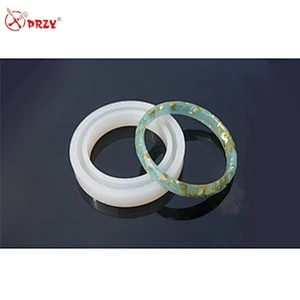 DIY diamond face Bracelet mould Crystal Jewelry Epoxy mold Dried Flower bracelet Molds