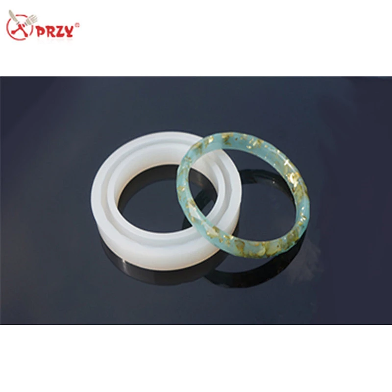 DIY diamond face Bracelet mould Crystal Jewelry Epoxy mold Dried Flower bracelet Molds
