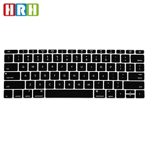 Colored Laptop Keyboard Skin US Silicone Keyboard Cover Film custom keyboard skin For Macbook 12 a1534 skins