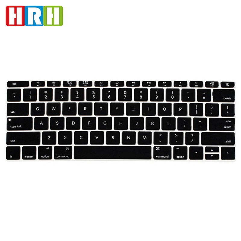 Colored Laptop Keyboard Skin US Silicone Keyboard Cover Film custom keyboard skin For Macbook 12 a1534 skins