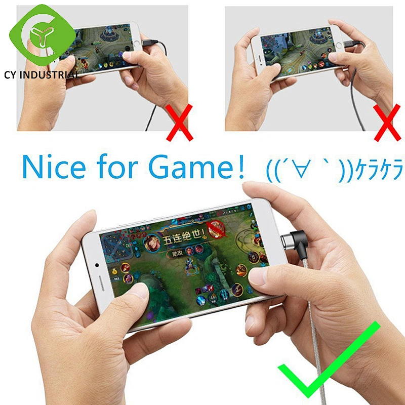 cable manufacturing L-type nice game quick charger multi universal all in one usb data cable for IPhone Android Phone Type C