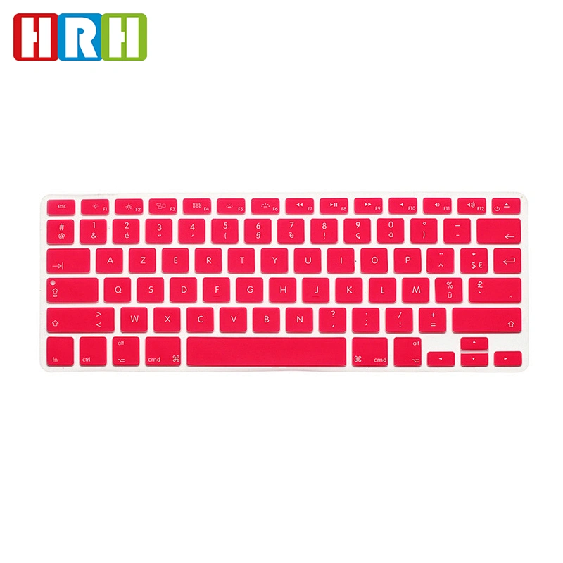 france US Version French Keyboard Skin custom silicone keyboard cover for Macbook Air Retina Pro 13