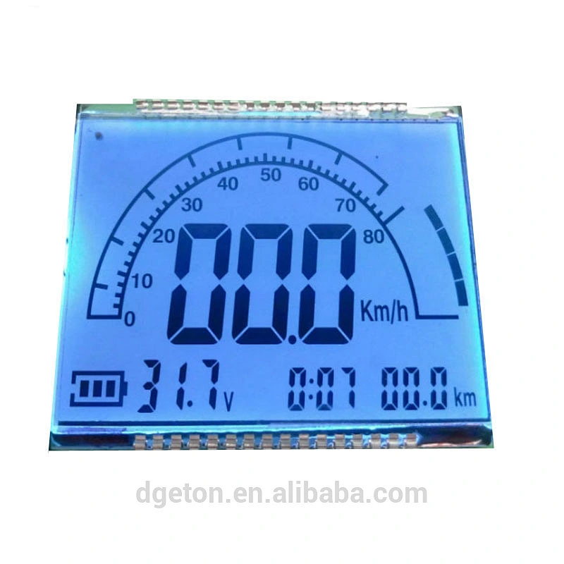 High quality 7 segment Custom OEM meter LCD display for water heater