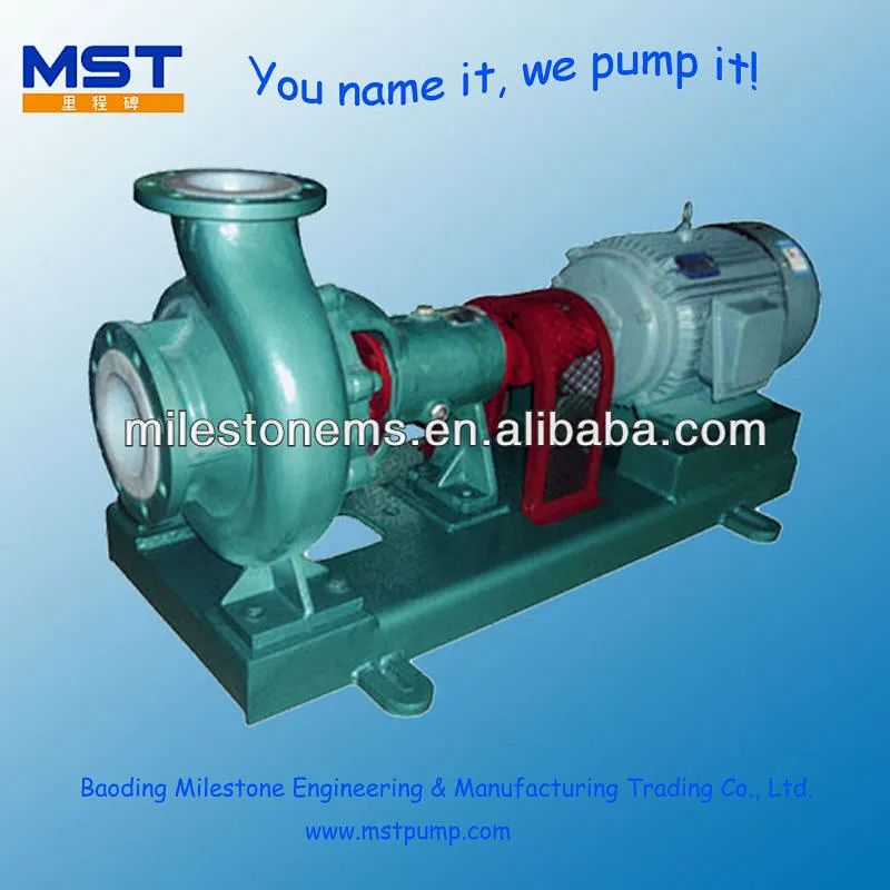End suction anti-corrosion chemical centrifugal pump