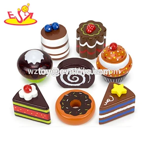 Die beliebtesten Kinder spielen Holzspielzeug Kuchen mit Ständer W10B241